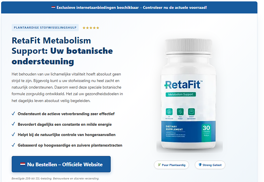 RetaFit Metabolism Support capsules voor Nederland